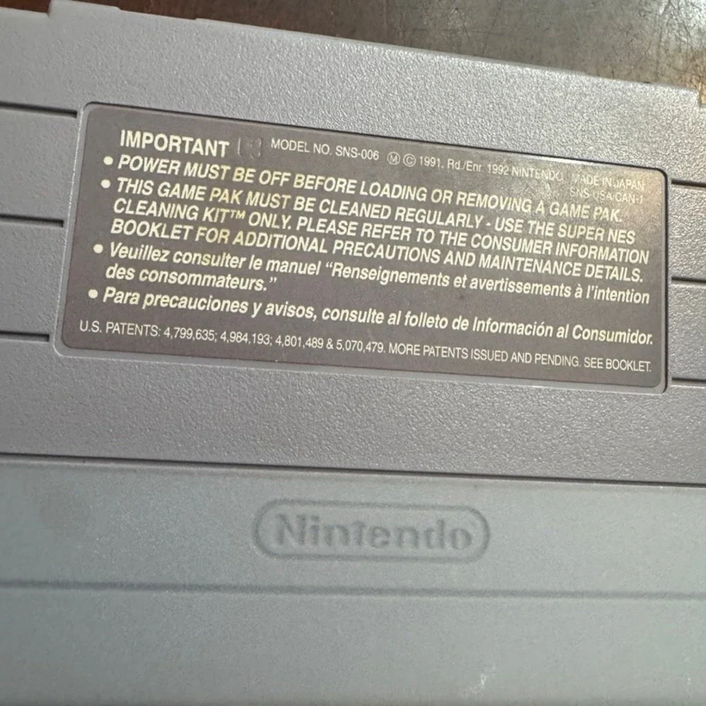 Pac-Man 2 The New Adventures Super Nintendo SNES Namco SNS-25-USA Cartridge